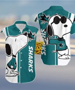 Beach San Jose Sharks Hawaiian Shirt