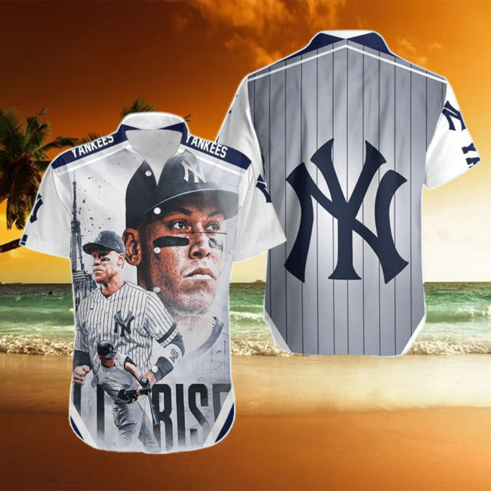 Beach Shirt 99 New York Yankees Aaron Judge All Rise Hawaiian Shirt For Men  Women - teejeep