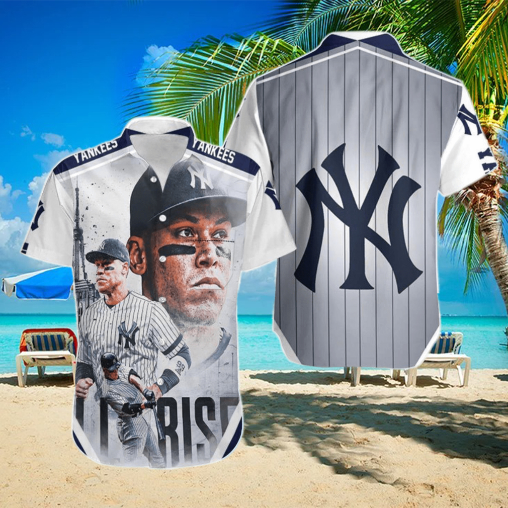 Beach Shirt 99 New York Yankees Aaron Judge All Rise Hawaiian
