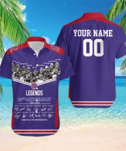 Beach Shirt Buffalo Bills Legends Sign 60Th Anniversary Afc West Champions Snoopy Fan Personalized Hawaiian Shirt