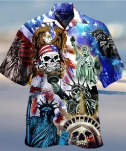 Beach Shirt Get Here Hawaiian Aloha Shirts Liberty Skull