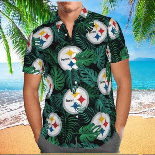 Beach Shirt NFL Pittsburgh Steelers Tropical Hawaiian Shirt