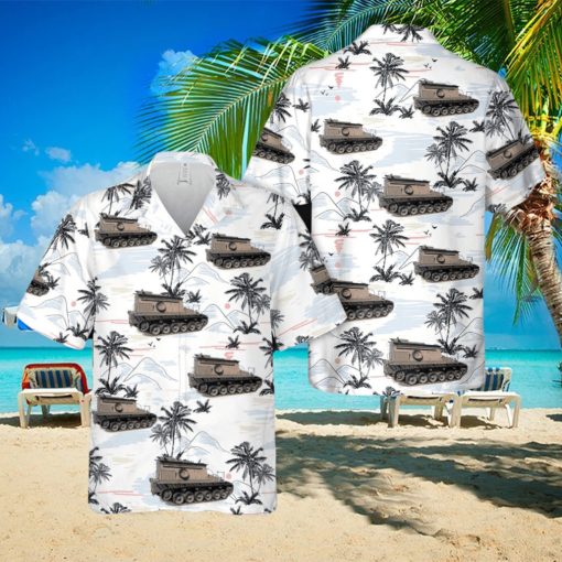 Beach armoured recovery vehicle WWII Hawaiian Shirt