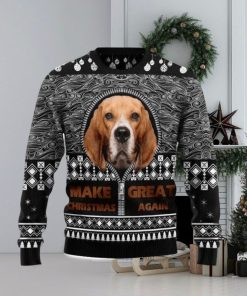 Beagle Make Great Again Ugly Christmas Sweater 3D Gift Christmas Funny