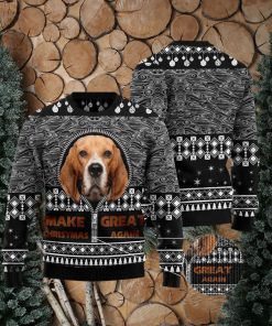 Beagle Make Great Again Ugly Christmas Sweater Gift Men Women