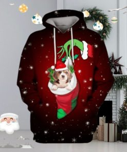 Beagle On Christmas Custom Hoodie 3D All Over Print