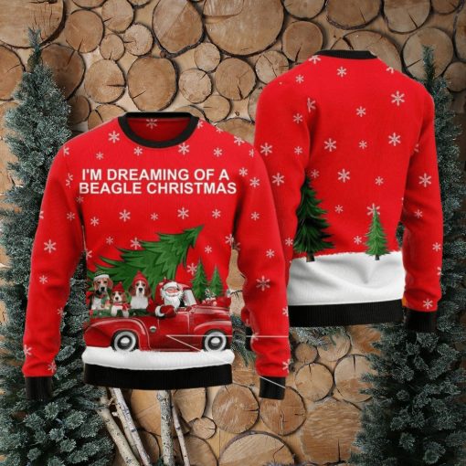 Beagle Ugly Christmas Sweater For Men & Women