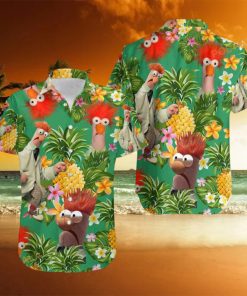 Beaker Muppet Tropical Pineapple Hawaiian Shirt