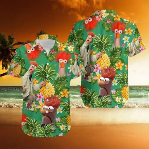 Beaker Muppet Tropical Pineapple Hawaiian Shirt