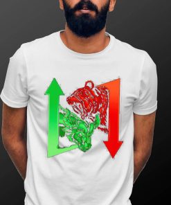 Bearish and bullish in stock market crypto art shirt