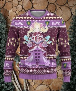 Beatrice Anime Custom Re Zero Xmas Women Mens Ugly Christmas Sweater