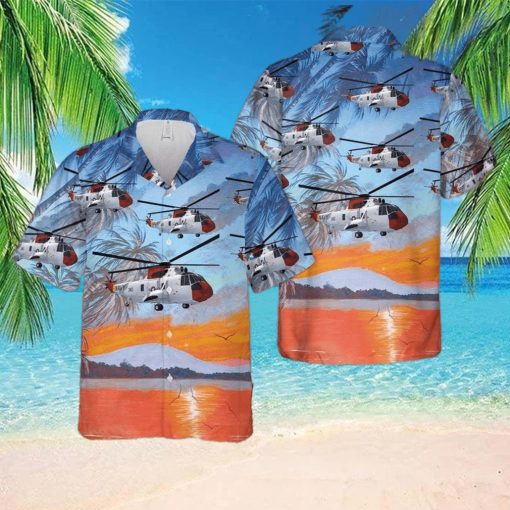 Beautiful Beach Us Navy Sikorsky Seaking Unisex Hawaiian Shirts