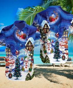 Beautiful Christmas Sky Hawaiian Aloha Shirts