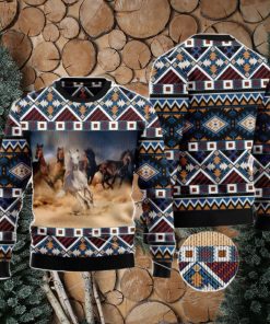 Beautiful Horses Ugly Christmas Sweater AOP All Over Printed Sweater