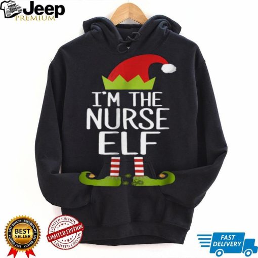 Beautiful I’m The Nurse Elf Christmas Family Elf Costume Shirt, Hoodie, Sweater, Longsleeve T Shirt