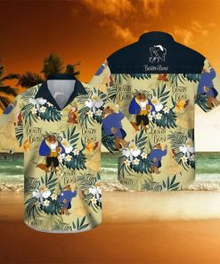 Beauty And The Beast Summer Vacation 3D Hawaii Shirt