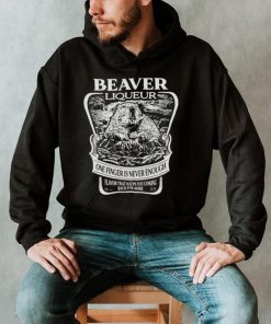 Beaver liqueur one finger is never enough vintage shirt