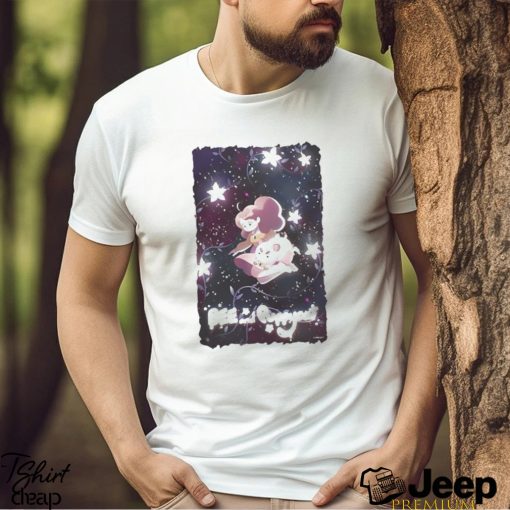 Bee And Puppycat Space Flowers Poster Mineral Wash Shirt