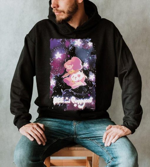 Bee And Puppycat Space Flowers Poster Mineral Wash Shirt