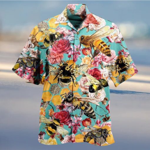 Bee Let Make Gorgeous Roses So Beautiful Hawaiian Shirt