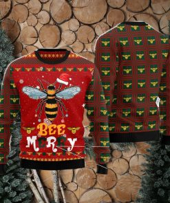 Bee Merry Ugly Christmas Sweater AOP All Over Printed Sweater