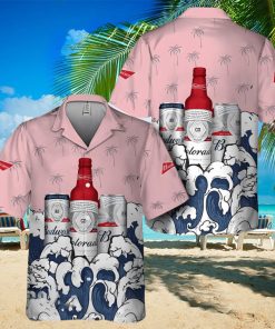 Beer Budweiser Hawaiian Shirt Gift For Beach Vacation
