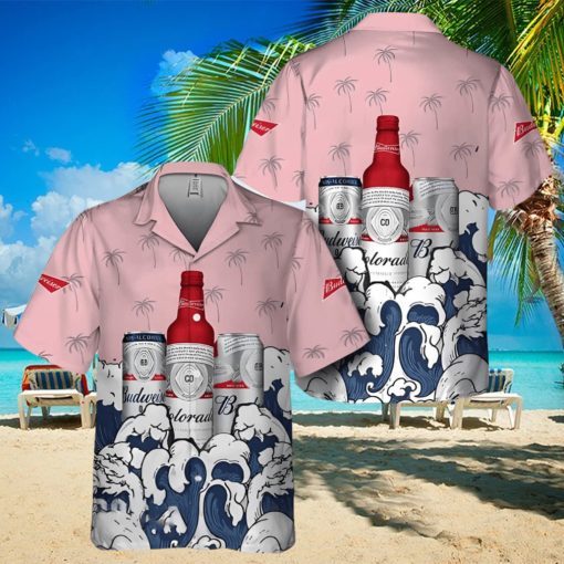 Beer Budweiser Hawaiian Shirt Gift For Beach Vacation