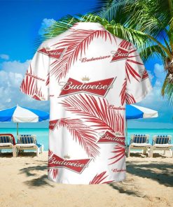 Beer Budweiser Hawaiian Shirt,Aloha Shirt,Palm Leaves Pattern All Over Print