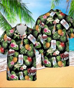 Beer Coors Light Hawaiian Shirt Aloha Shirt Trendy Summer Gift