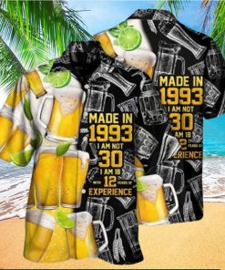 Beer Drinking Beer So Cool Made In 1993 Hawaiian Shirt