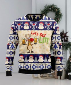 Beer Ugly Christmas Sweater Unisex Womens & Mens, Couples Matching