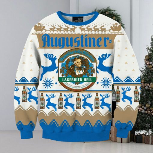 Beers Augustiner 3D Print Fun Christmas Sweater