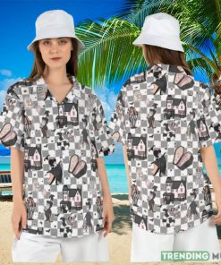 Beetlejuice Lydia Deetz Halloween Hawaiian Shirt Never Trust the Living Hawaii Shirt Couple Aloha Shirt