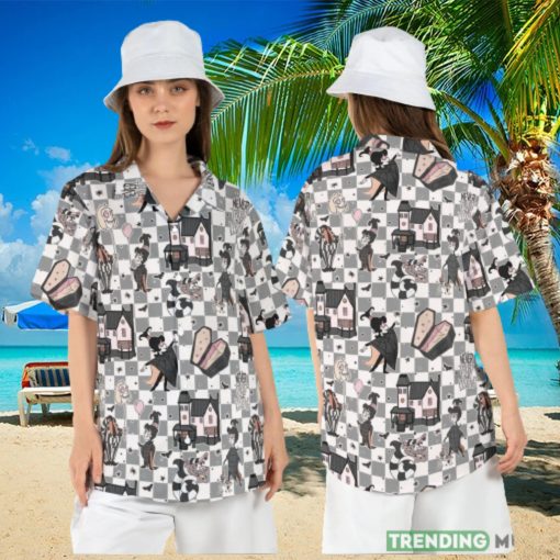 Beetlejuice Lydia Deetz Halloween Hawaiian Shirt Never Trust the Living Hawaii Shirt Couple Aloha Shirt