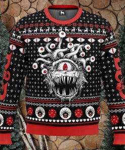 Beholder Dungeons and Dragons Ugly Christmas Sweater