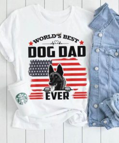 Belgian Malinois Dog World’s Best Dog Dad Ever Father’s Day Short Sleeve T shirt