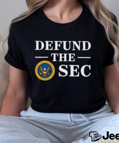 Ben armstrong wearing defund the sec T shirts