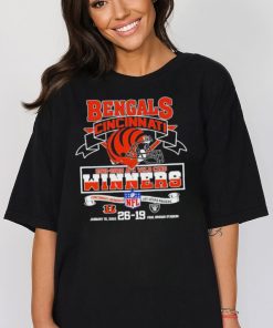 Bengals Cincinnati 2021 2022 AFC Wild Card Winners Cincinnati Bengals 26 19 Las Vegas Raiders Shirt