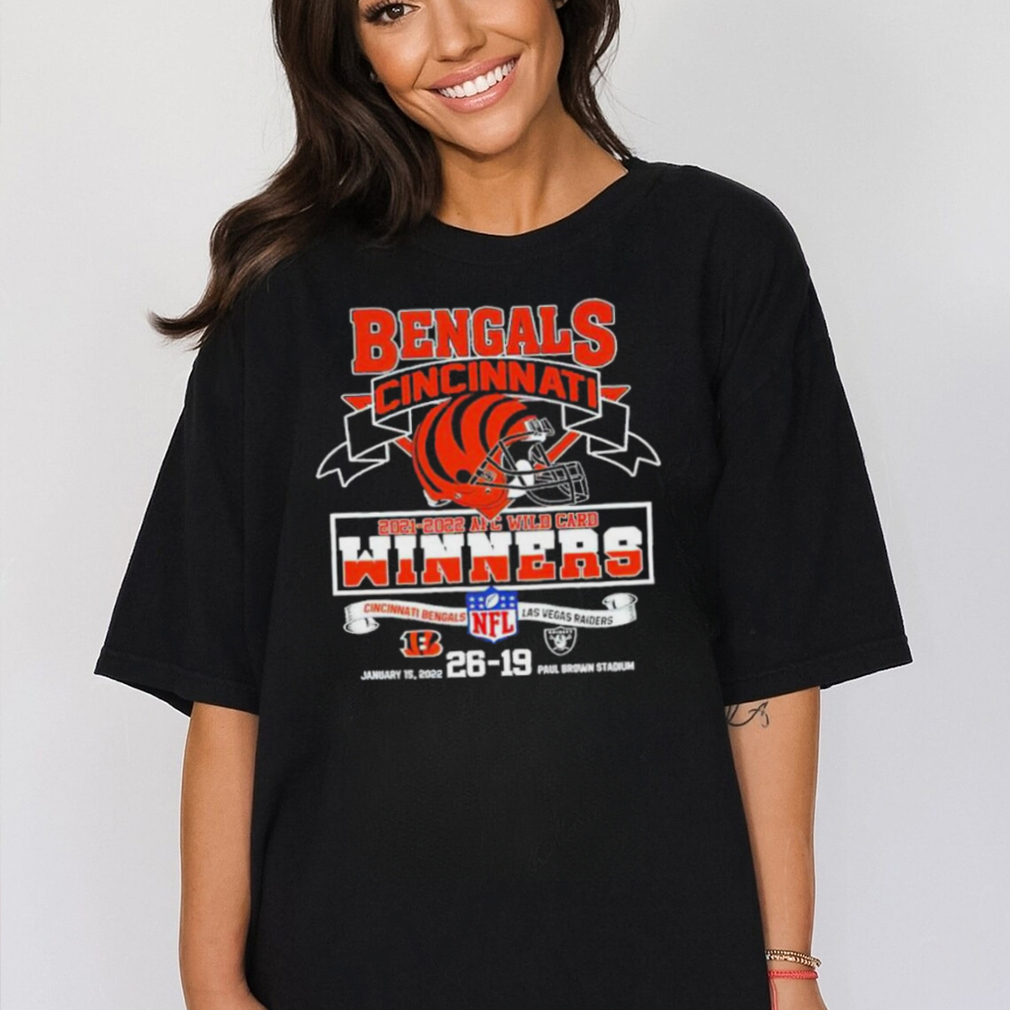 https://img.eyestees.com/teejeep/2023/Bengals-Cincinnati-2021-2022-AFC-Wild-Card-Winners-Cincinnati-Bengals-26-19-Las-Vegas-Raiders-Shirt0.jpg