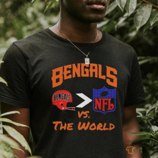 Bengals helmets vs the world NFL Shirt