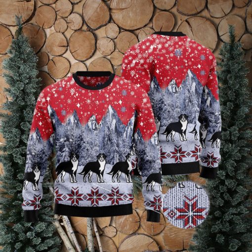 Bernese Mountain Dog Snow Ugly Christmas Sweater Gift Men Women