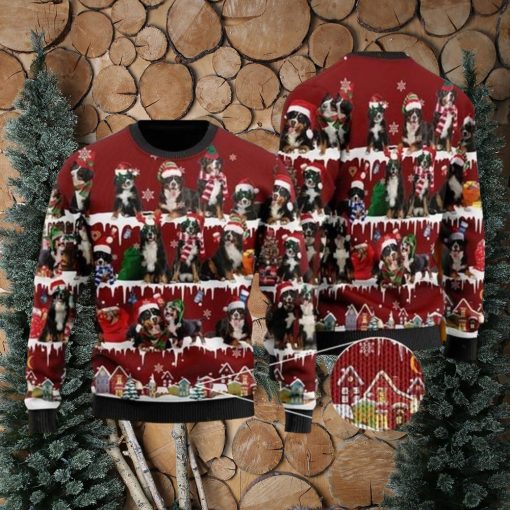 Bernese Mountain Dog Ugly Christmas Sweater For Men & Women