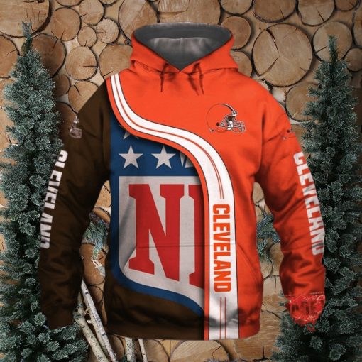 Best 3D Hoodie For Cleveland Browns Fans NFL Pullover Hoodie