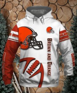 Best Cleveland Browns 3D Graphic Hoodies Cheap Pullover Hoodie