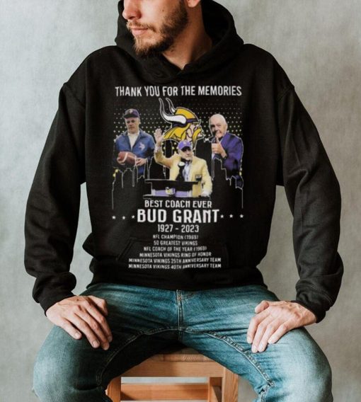 Best Coach Ever Bub Grant 1927 2023 Thank You For The Memories Signature shirt