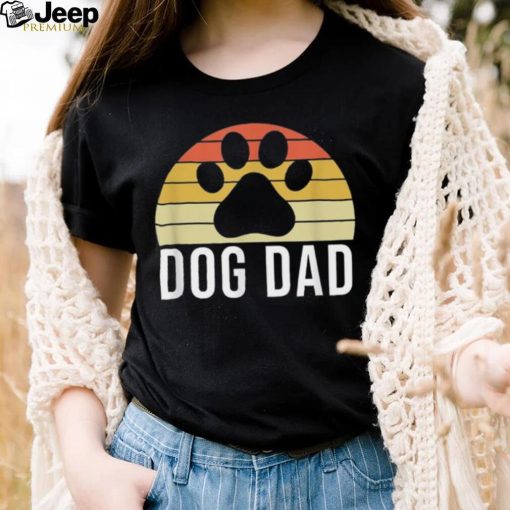 Best Dog Dad Cool Funny Paw Dog Saying Dog Owner Quote Shirt