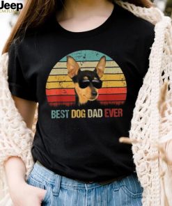 Best Dog Dad Ever Bull Mastiff Dog American Flag Shirt