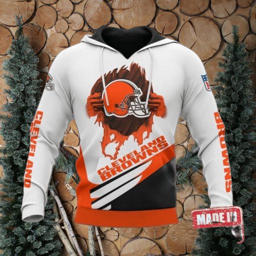 Best Hoodie 3D For Men Cleveland Browns Graphic Gift