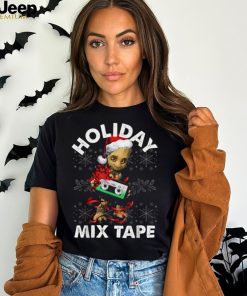 Best Marvel Guardians Of The Galaxy Groot Mix Tape Christmas T Shirts