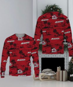 Best Mexico State Aggies Coconut Tree Sweater All Over Printed Christmas Fans For Men And Women